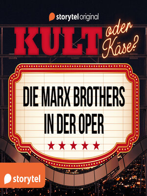 cover image of Kult oder Käse?--"Die Marx Brothers in der Oper"